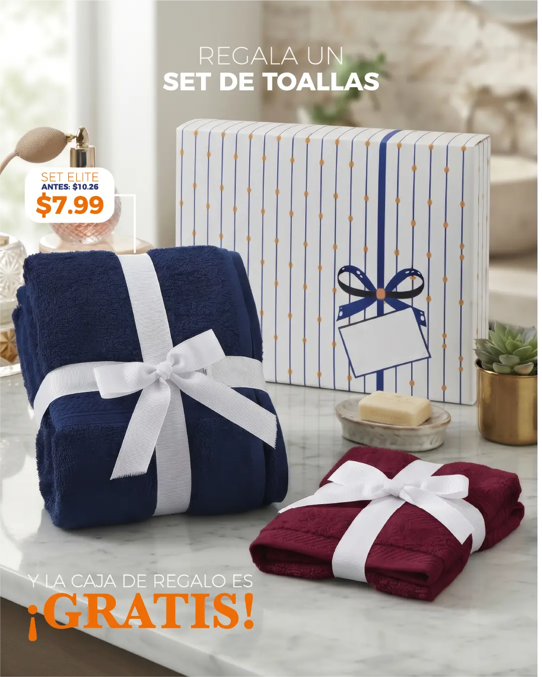 Regala un Set de Toallas